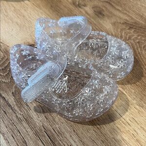 GAP Kids Clear Glitter Sandals